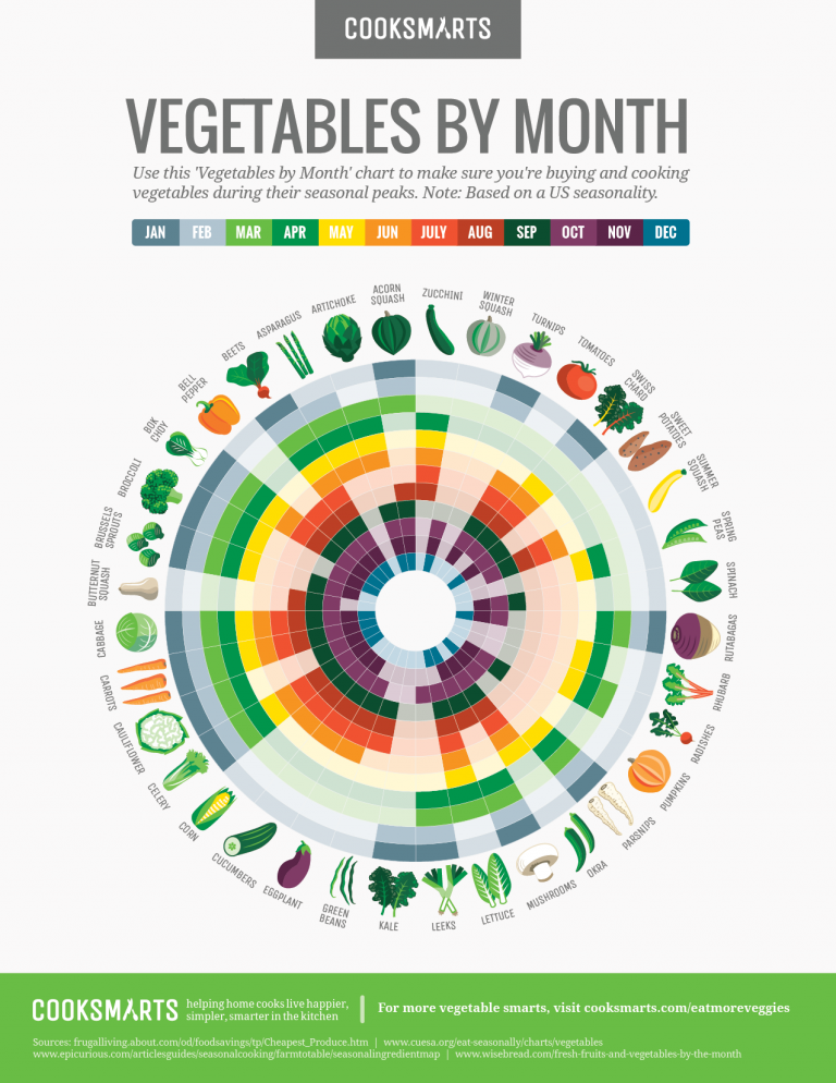 What Vegetables Are in Season Right Now? [infographic] Taher, Inc